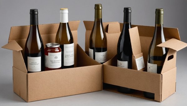 Protect fragile bottles with eco-friendly cardboard dividers